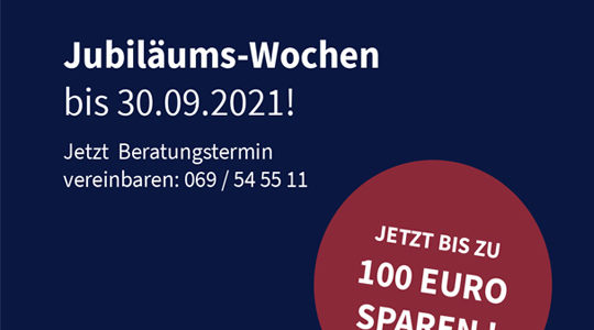 50 Jahre Leidenschaft für Ihr gutes Sehen. Feiern Sie mit uns!